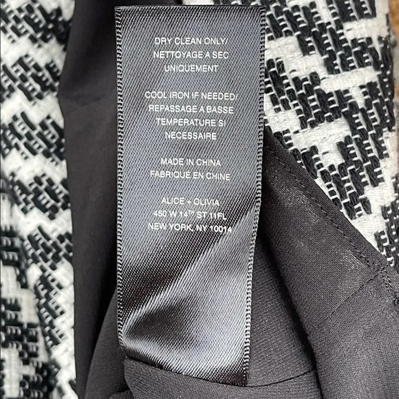 Alice + olivia Tweed Sleeveless Mini Dress size 2 - Picture 9 of 11
